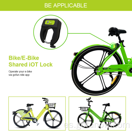 Lock de caballos 4G Control de IoT Alquiler bicicleta eléctrica